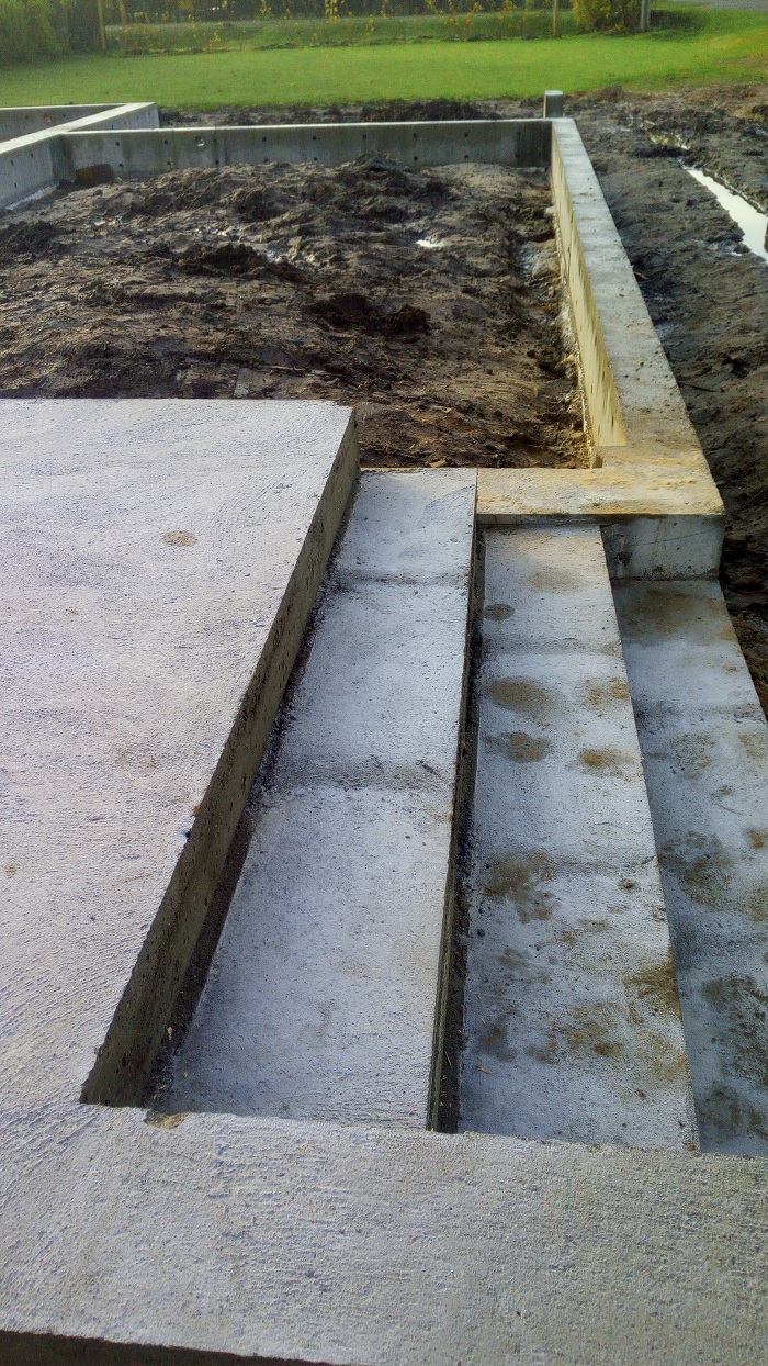 Laiptų betonavimas