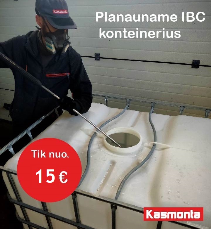 IBC konteinerių plovimas